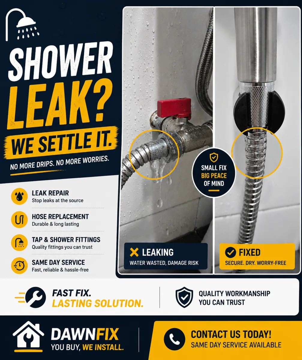 Dawn Fix shower fitting and leak repair