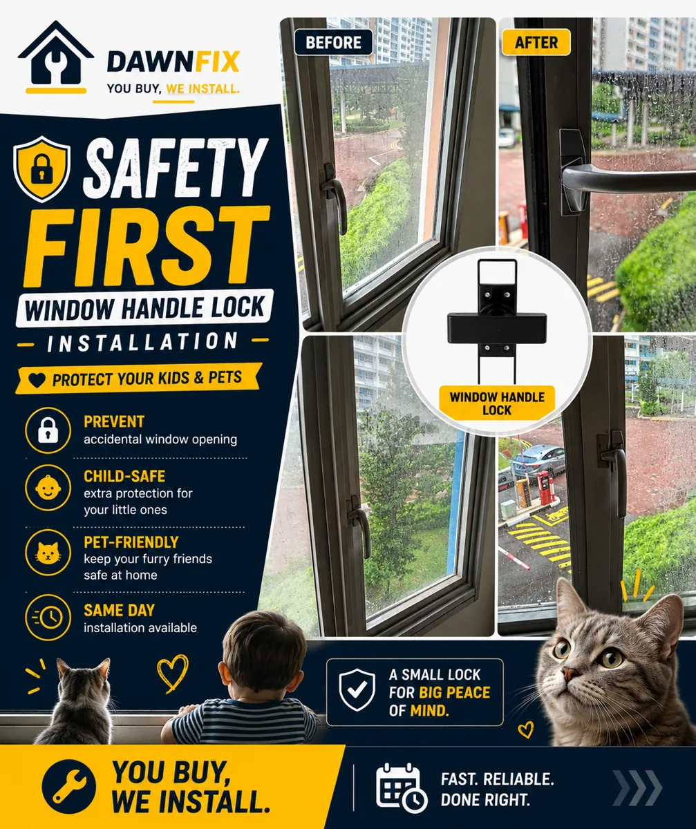 Dawn Fix window handle and lock replacement